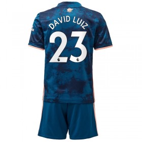 Camisolas de futebol Arsenal David Luiz 23 Criança Equipamento 3ª 2020/21 Manga Curta